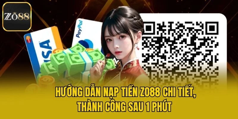 Hướng Dẫn Nạp Tiền Zo88 Chi Tiết, Thành Công Sau 1 Phút